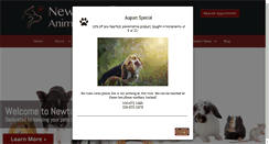 Desktop Screenshot of newtonfallsanimalhospital.com